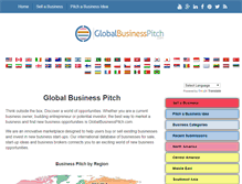Tablet Screenshot of globalbusinesspitch.com